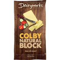 Dairyworks Colby Natural Cheese Block