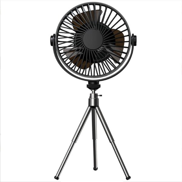 2000 Mah Pedestal Fan Speeds Air Circulator Fan, Portable Desk Fan