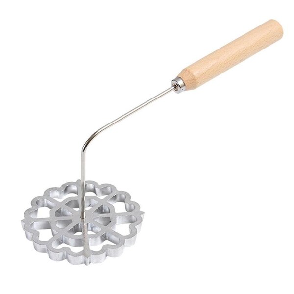 JOYBUY Cake Maker Cookie Bake Mold Swedish Rosette Iron MakerWaffle Bunuelos Mold