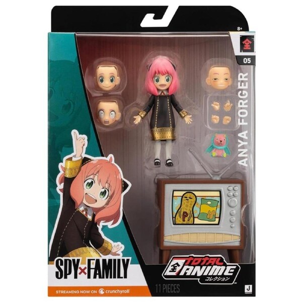 Total Anime Spy X Family Anya Forger 6.5 inch Scale Action Figure