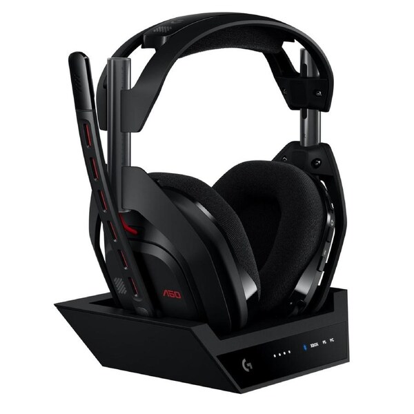 Logitech G Astro A50 LIGHTSPEED Wireless Gaming Headset + Base Station (Black)