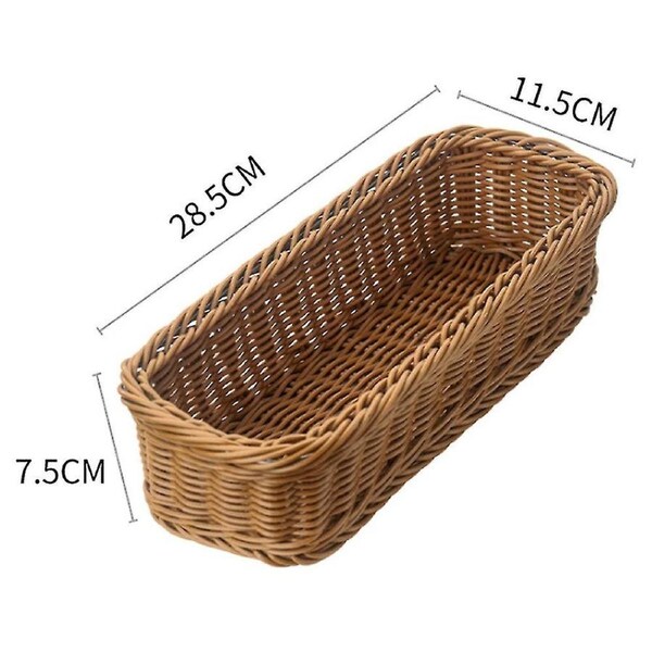 Tabletop Cutlery Storage Basket Woven Basket Restaurant Cutlery Drainage Storage Bins Cutlery Warehouse