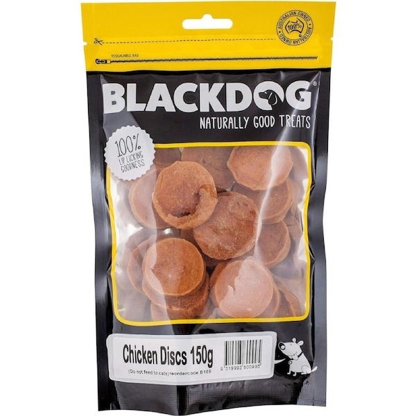 BLACKDOG Chicken Discs - 150g, All