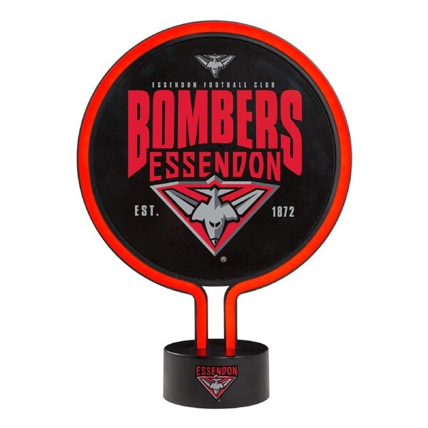 Essendon Bombers AFL Team NEON Light up Sign
