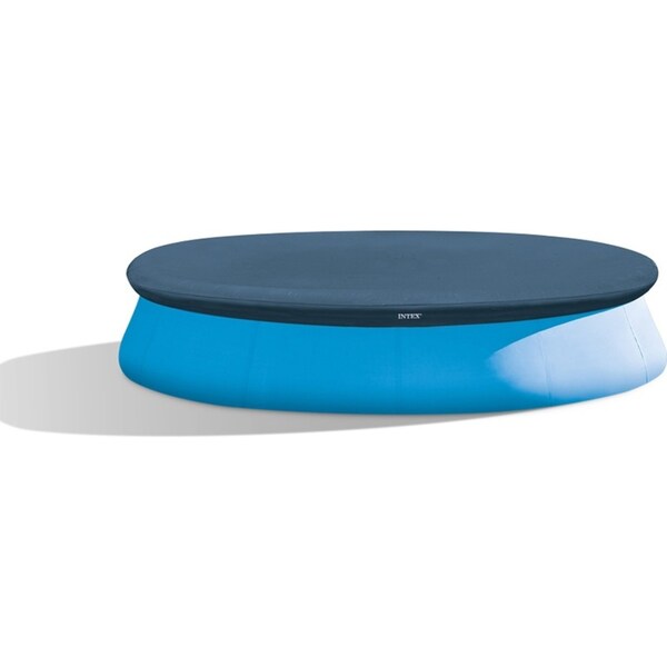 Intex Above Ground Easy Set Outdoor Pool Cover/Protector Round 3.9mx30cm Blue