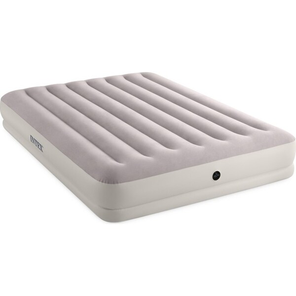 Intex Queen Dura-Beam Prestige Mid-Rise Sleep Airbed/Mattress w/ USB150 Pump
