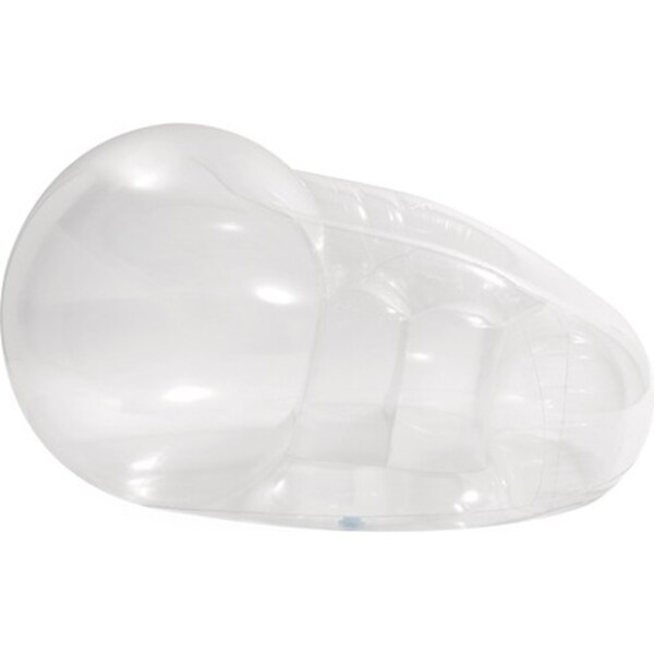 Intex Transparent Kids/Children Beanless Soft Inflatable Bag Chair 137x127cm