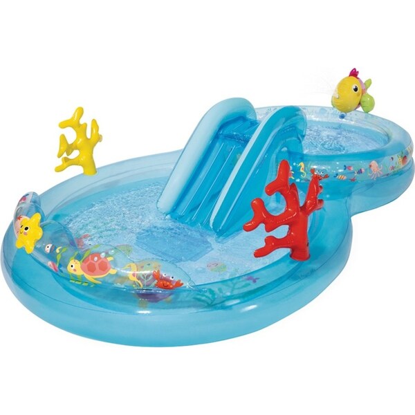 Intex Under The Sea Play Center Kids/Child Inflatable Outdoor Swimming Pool