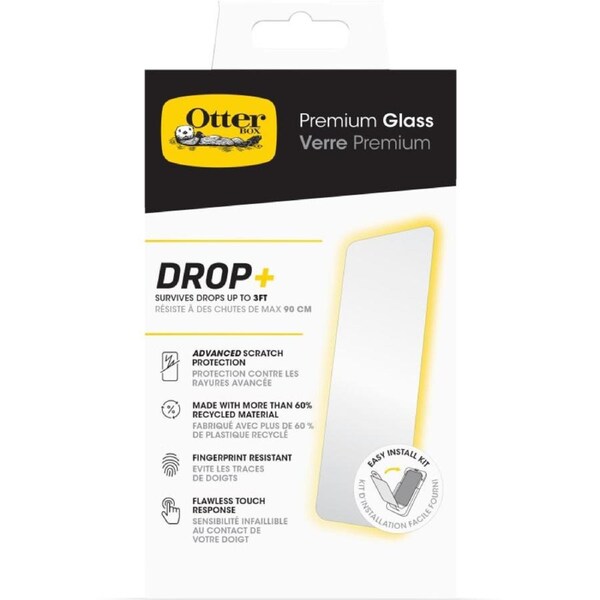 OtterBox Premium Glass Screen Protector For iPhone 15/16 - Clear