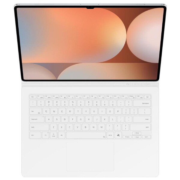 Samsung Book Cover Keyboard with Trackpad for Galaxy Tab S9 Ultra/S10 Ultra - White
