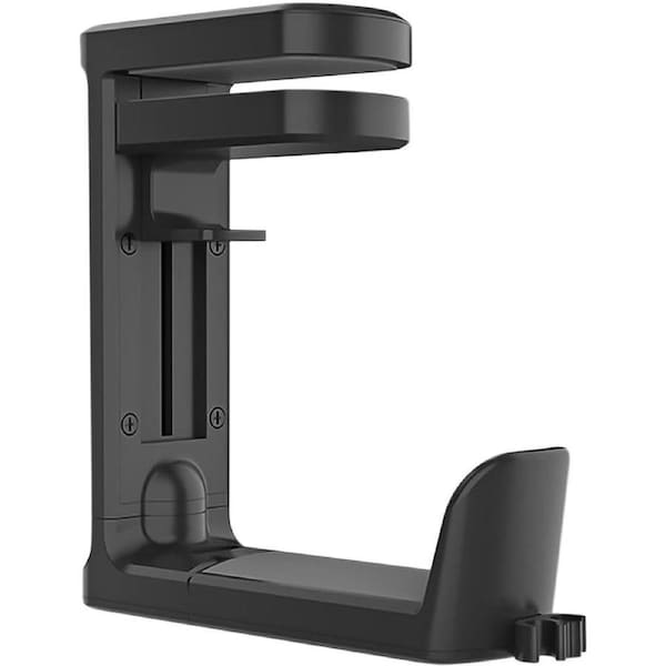 Under Desk Headphone Hanger - 360 Degree Rotating Headphone Holder Hook Mount