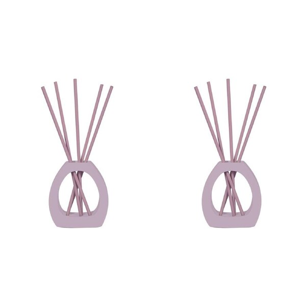 2x Arome Ambiance Arch Series Liquidless Reed Diffuser Set Jasmine Fragrance