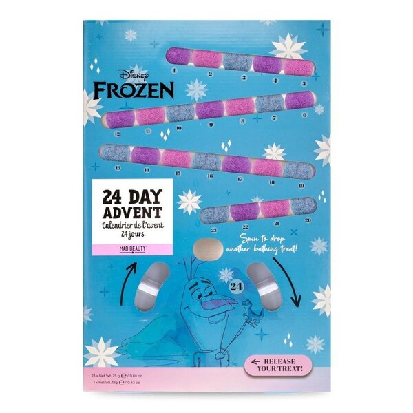Mad Beauty Disney Frozen Snowball Bath Bomb Advent Calendar