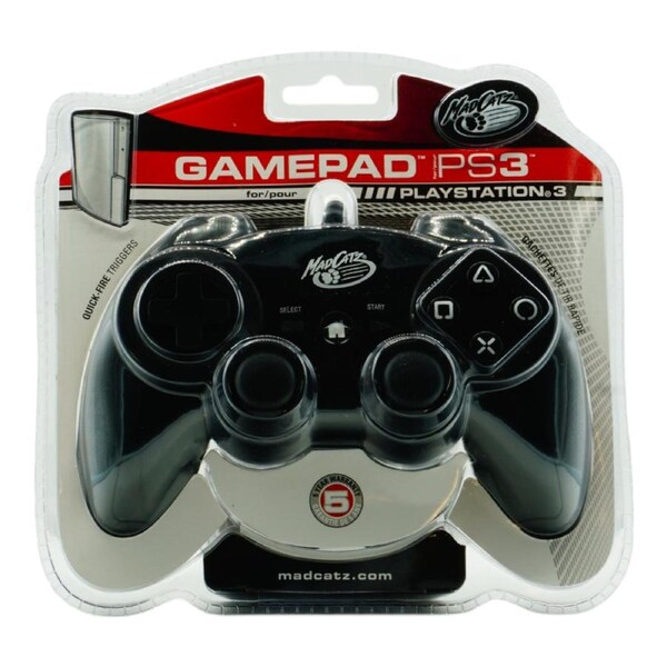 Mad Catz Playstation 3 Wired Gamepad Black