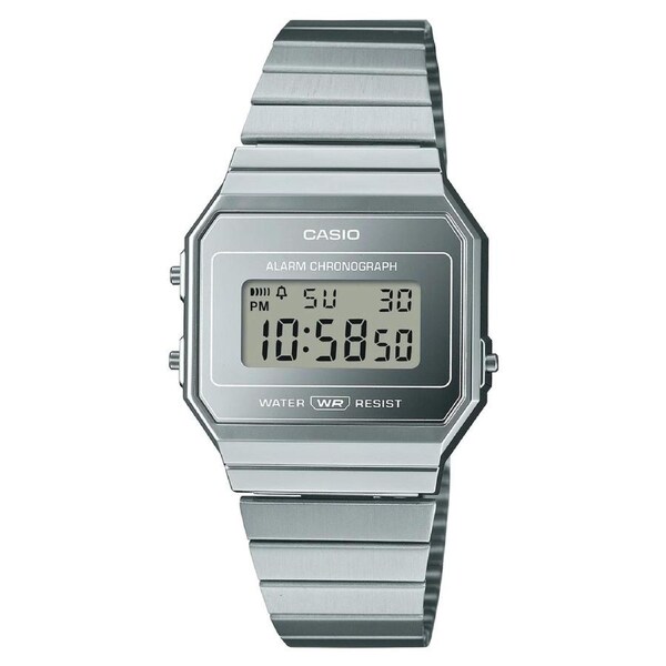 Casio Silver Tone Steel Digital Women's Watch - A700WEV-7A