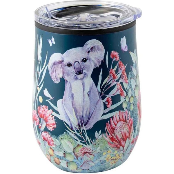 Australian Flora Koala 360ml S/S Vacuum Insulated Tumbler Double Walled Mug