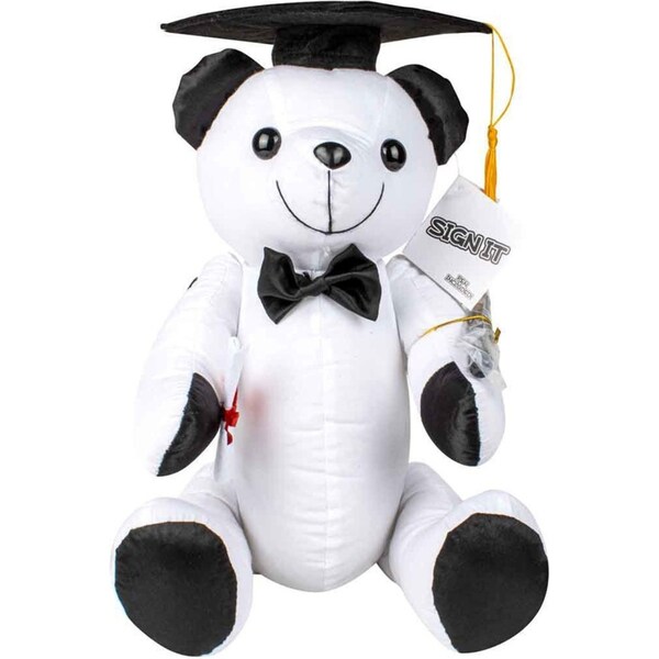 Graduation Signature Bear Personalize Message Special Occasion w/ Marker 42cm
