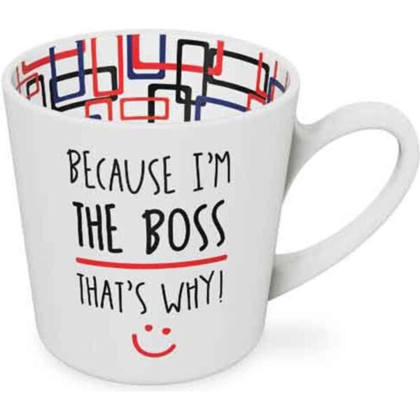 Because I'm the Boss Beautiful on the Inside 420ml New Bone China Coffee Mug