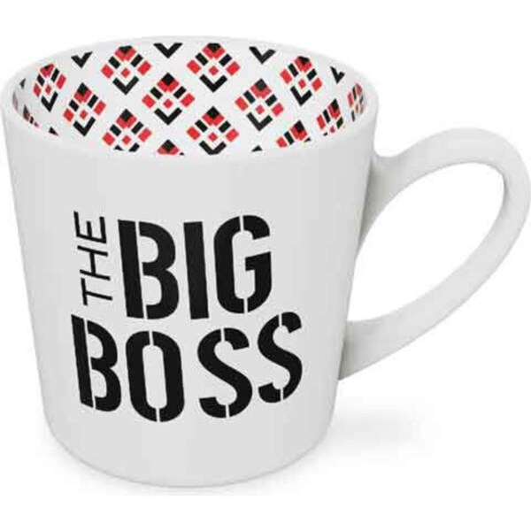 The Big Boss Beautiful on the Inside 420ml/10cm New Bone China Mug w/ Handle