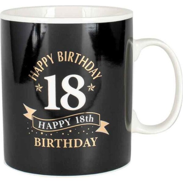 18th Birthday 800ml Ceramic Giant Coffee Drink Mug Cup w/ Handle Party Gift
