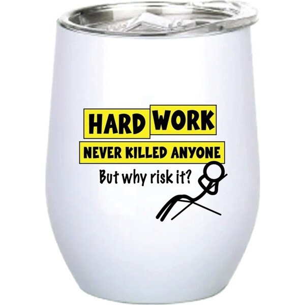 Hard World Never Killed 360ml S/S Vacuum Insulated Tumbler Double Walled Mug