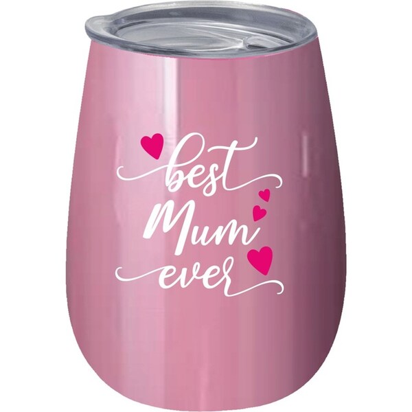 Best Mum Ever 360ml S/S Vacuum Insulated Tumbler Cup Double Walled Drink Mug