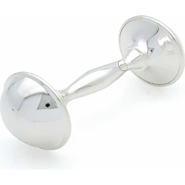 Silver Plated S/S Rattle Baby/Newborn/Infant Toy Christening/Birthday Gift 11cm