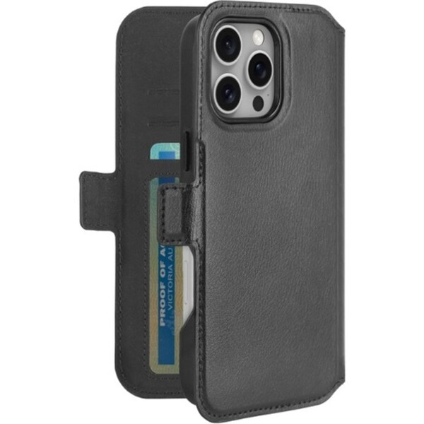 3sixT NeoWallet Protective Case w/ Card Storage For iPhone 16 Pro Max Black