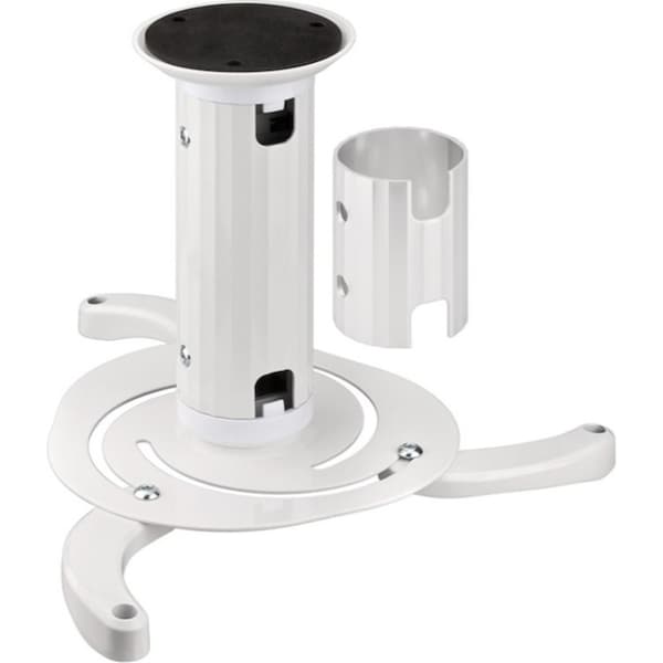Goobay Projector Ceiling Mount Bracket 360 Adjustable Rotate White Medium