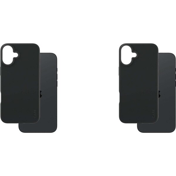 2PK PanzerGlass CARE Fashion Case Cover Protection For Apple iPhone 16 Plus BLK