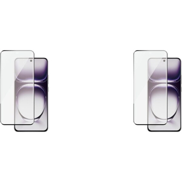 2PK PanzerGlass SAFE Curved Edge Glass Screen Protector For Oppo Reno12 Black