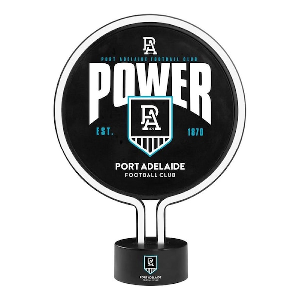 Port Adelaide Power AFL Team NEON Light up Sign