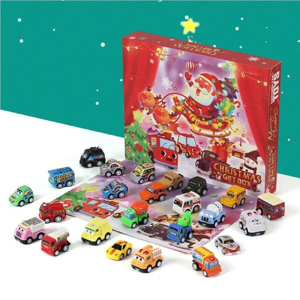 24pcs Car Advent Calendar For Christmas