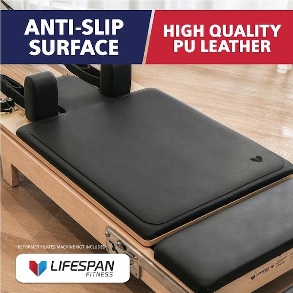 Lifespan Fitness Pilates Reformer Anti Slip Mat - Black