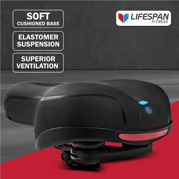 Lifespan Fitness Comfort Sport Spin and Exercise Bike Saddle