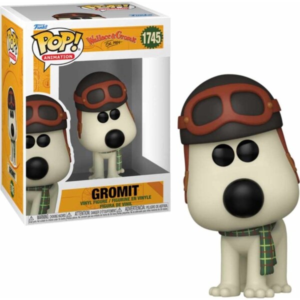 Wallace and Gromit: Vengeance Most Fowl Gromit with Aviator's Hat Funko POP! Vinyl
