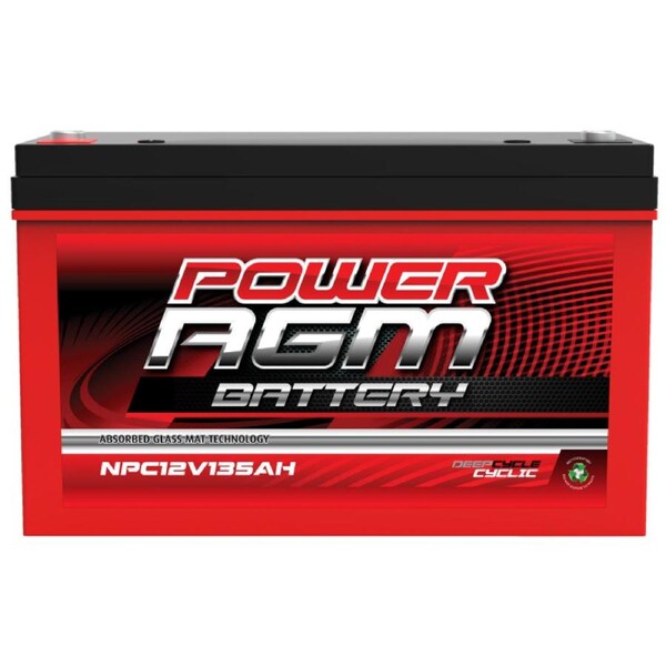 Power AGM 12V 135Ah Deep Cycle Battery