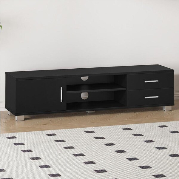 ALFORDSON Entertainment Unit 120cm TV Stand Black