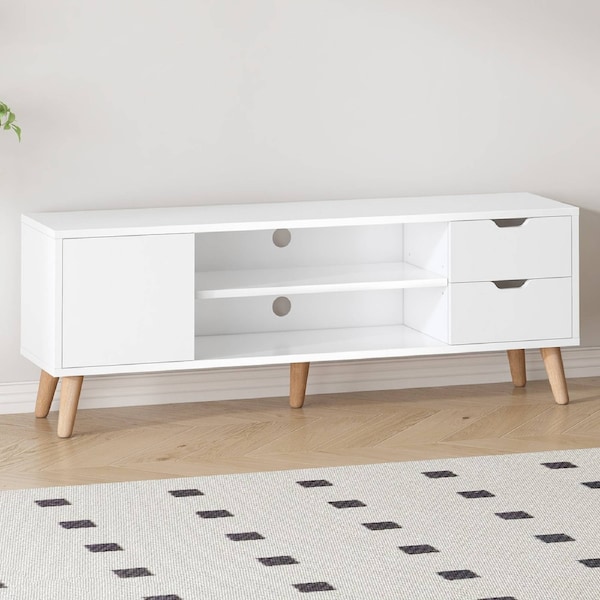 ALFORDSON Entertainment Unit 120cm TV Stand Oak