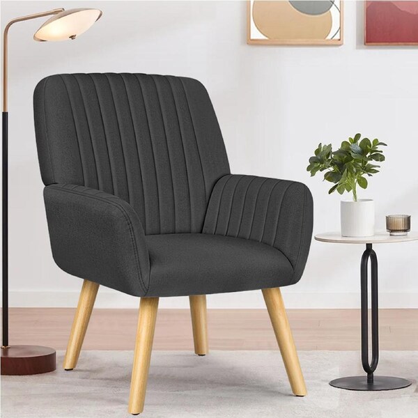 ALFORDSON Armchair Accent Chair Lounge Fabric Grey