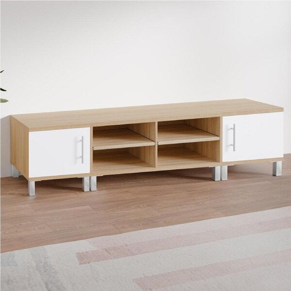 ALFORDSON Entertainment Unit 190cm TV Cabinet Stand Wood