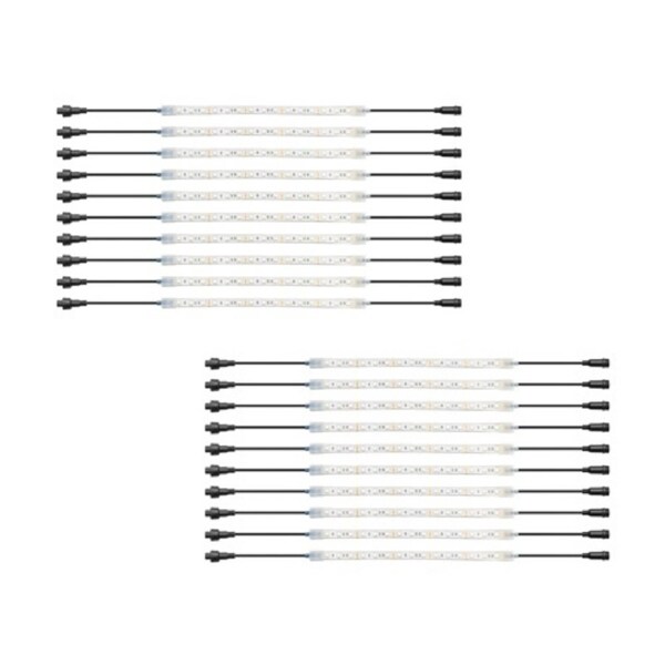 Aussie Traveller 10 Bar LED Strip Light Kit, 2 Pack
