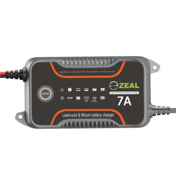 Zeal 12/24V 7A AC Battery Charger