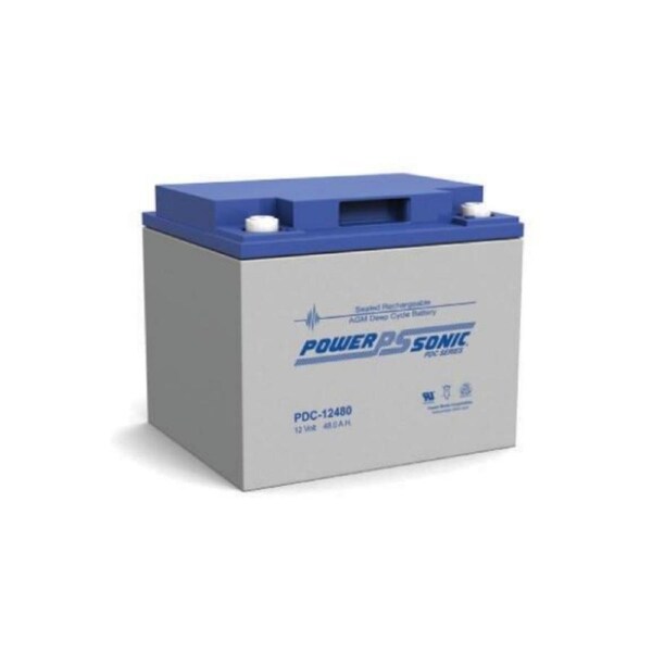 Power-Sonic 12V 48Ah AGM Deep Cycle Battery