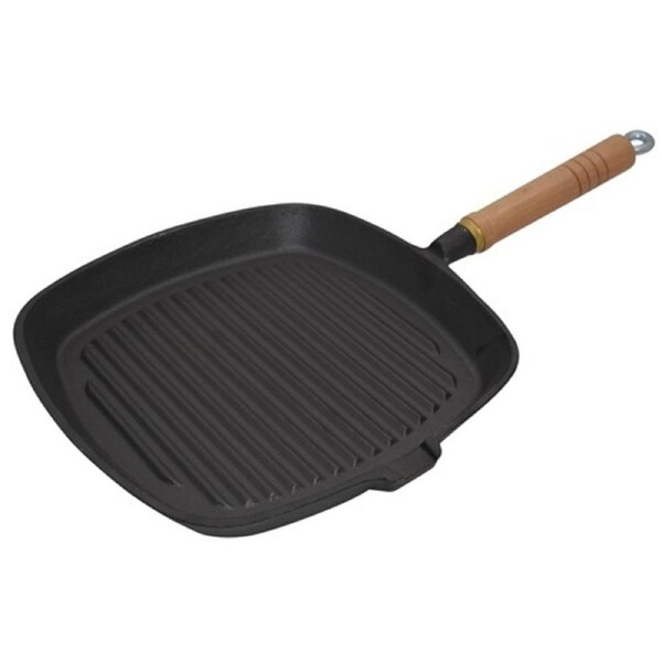 Supex Cast Iron Square Griddle Frypan