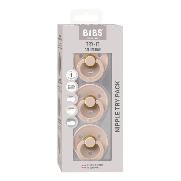 BIBS Try-it Starter Box 3pk - Blush