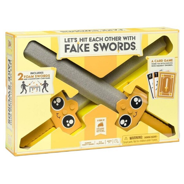 Let's Hit Each Other With Fake Swords (Large Box) Party Game