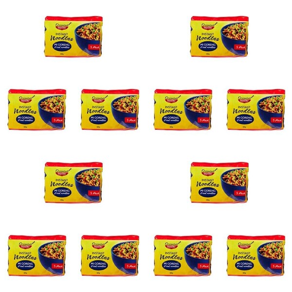 60pc Oriental Pantry Instant Fried Noodles Convenient Meal 350g Mi Goreng