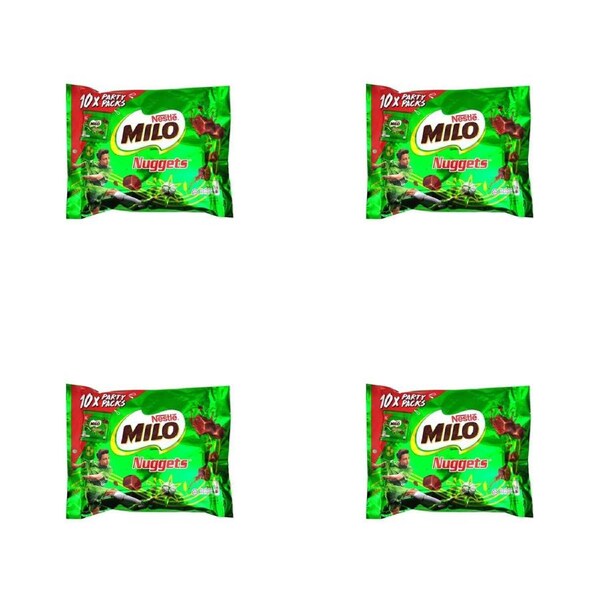 40pc Nestle Milo Nuggets Kids Sweet Chocolate Candy Bites 150g Multipack