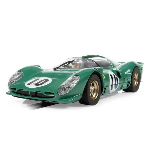 Scalextric 1:32 Scale Ferrari 330 P4 #10 David Piper Green Slot Car Model